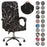 Office Chair Cover Jacquard Removable Gaming Computer Case Cushion Covers Dust Guards For Home Leisure Universal Size Modern Stretchable Cloth Polyester Universal Desk Task Chair Chair Covers Stretch Rotating Chair Slipcover