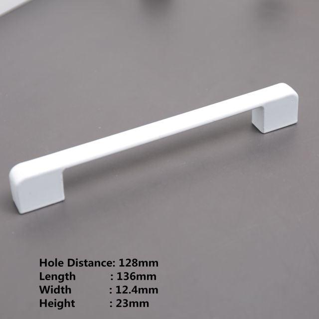 Handles Drawer Cabinet Furniture Kitchen Handles For Cabinet Knob Door Drawer Furniture Kitchen Knob Simplicity White Stainless Steel Hollow Tube  Bar Drawer Pulls Cupboard Knob For Kitchen Furniture Hardware