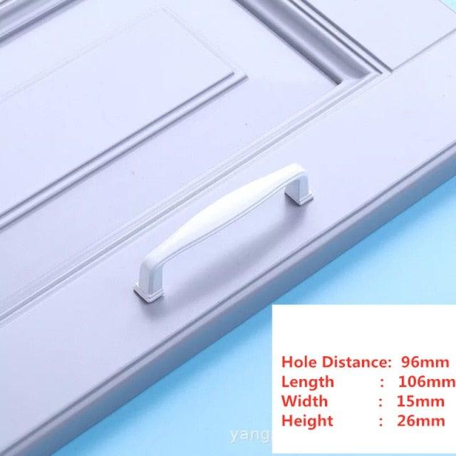 Handles Drawer Cabinet Furniture Kitchen Handles For Cabinet Knob Door Drawer Furniture Kitchen Knob Simplicity White Stainless Steel Hollow Tube  Bar Drawer Pulls Cupboard Knob For Kitchen Furniture Hardware