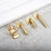 New Chinese Golden Cupboard Door Drawer Concealed Buckle Handle Wardrobe Zinc Alloy Hardware Handle Kitchen Cupboard Hardware Modern Style Furniture Door Pulls