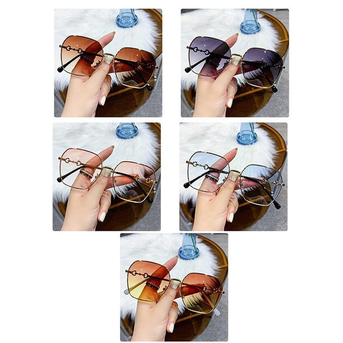 Small Oval Retro Sunglasses for Men and Women Polygon Mirrored Lens Fashionable & Korean Style Women's Sunglasses New Personality & Trending Sunglasses Of Same Style UV Protection Sunglasses