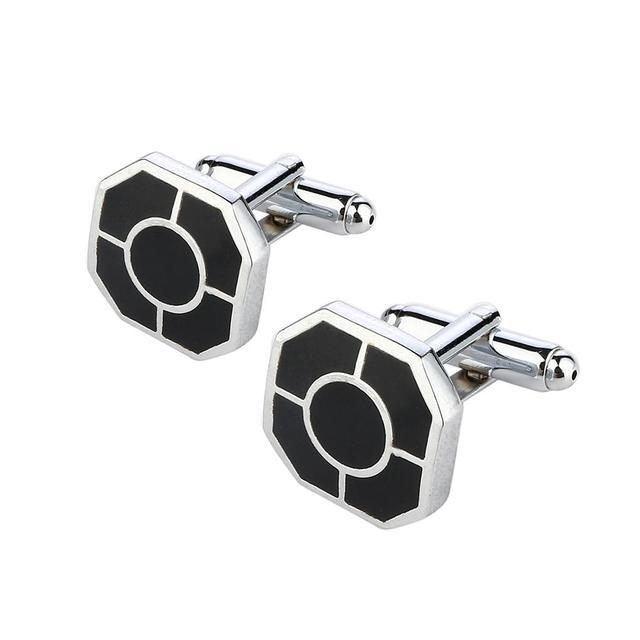 Modern Men Shirt Cufflink Fashion Cuff Link Male Silver Color Luxury Wedding Cufflinks Set Party Special Occasions Gift For Ceremony