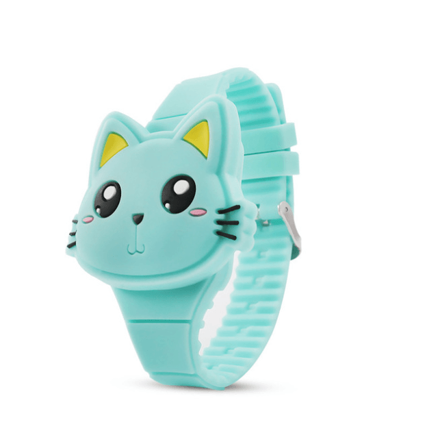 3D Kids Watches Cute Rabbit Cat LED Electronic Children Watch Boys and Girls Silicone Toy Wristwatches Girls Watch Digital Cute Shape LED Fashion Silicone Band Clamshell Design Wrist Watch