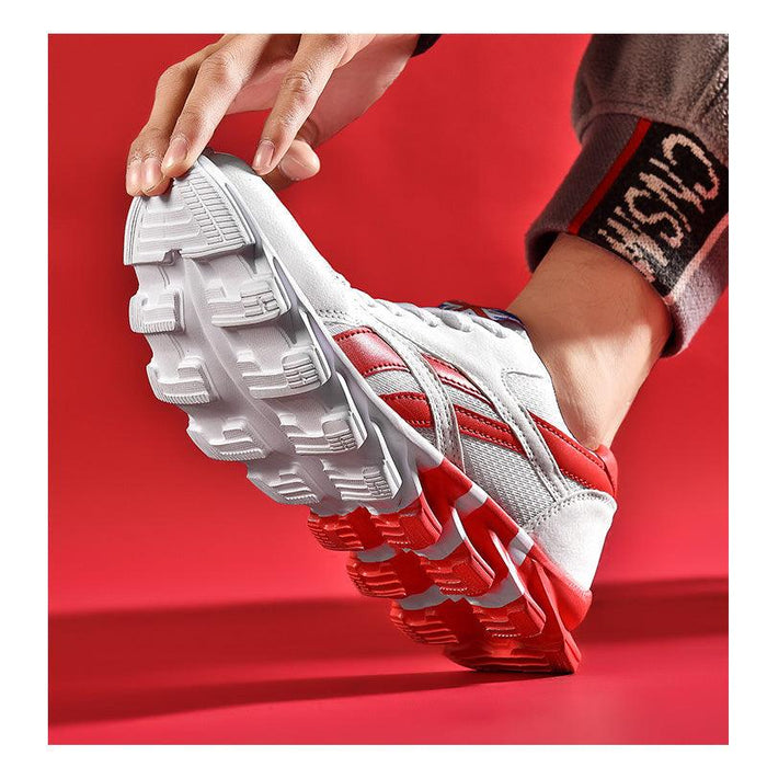 Fashion Mens Running Light Breathable Shoes New Style Mens Sneakers Light Weight Running Elegant Soft Sneakers Comfortable Athletic Running Sneakers