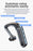 Bluetooth Headset Wireless Earpiece Bluetooth 5.0 Earphones Elegant Business Over Ear Headphones Noise Isolating Wireless Ergonomic Earbuds For Clear Calls Stereo Office Headset With Mic Black