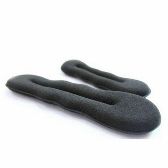 Multi size Sponge Black Hair Styling Donut Bun Curler Maker Ring Magic Foam Donut Twist Tool Hair Clip Easy To Carry And Use Hair Styling Tools For Women