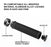 Shock Absorption Mountain Road Cycling Bike Bicycle Handlebar Cover Grips Smooth Soft Rubber Anti-slip Handle Grip Lock Bar End Premium Bike Handlebar Grips Single Lock-on Bike Grips Professional Mountain Bicycle Handlebar Locking Grips