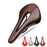 Bike Saddle Hollow Bicycle Cushion One-Piece PU Leather Soft Comfortable Seat For Men Women Road Mountain Cycling Saddles Bicycle Seat Waterproof Comfortable Road Bike Saddle Memory Foam Padded Replacement For Road Bikes