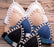 Vintage Blue Bikinis 2 Piece Halter Bikini Set Women High Waist Sequin Swimsuit  Set Handmade Crochet High Quality Swimsuit Women Push Up Swimwear Knitted Beach Wear Bathing Suit