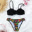 Women Two Piece Swimsuit Push Up Bikini  Padded Push Up Bikini Set Two Pieces Swimsuit Women Swimwear Bathing Suit Gifts For Mom Wife Girlfriend Swimwear Classic Print Swimsuit Bikini Set Swimwear Bathing Pool Party Bikini