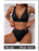 High Waist Bikinis Swimwear Women Push Up Swimsuits Solid High Waist Bikini Sets Sporty Two Pieces Swimsuit Scoop Neck Bathing Suits for Women Ribbed Bathing Suits High Cut Summer Beachwear