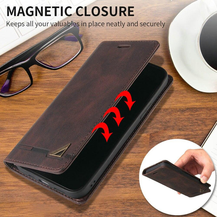 Protective Case with Card Slot Holder Hidden Magnetic Closure Shockproof Wallet Cover For Xiaomi 12 T Mi 12T 11 Lite 5G NE Flip Case RFID Leather Card Book Redmi Note 11 Pro Plus Case Mi 13 X 11T 11s 11e 12x