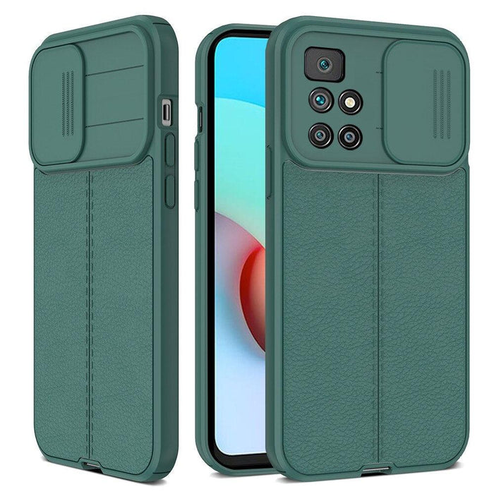 Protective Cover with Camera Protector Hard PC Ultra Thin Anti-Scratch Phone Case Pattern Leather Case For Xiaomi POCO M3 Pro X3 NFC 11 Redmi Note 10 9 Pro Max 8 9T 9C 9A 10T Push Camera Protection Cover