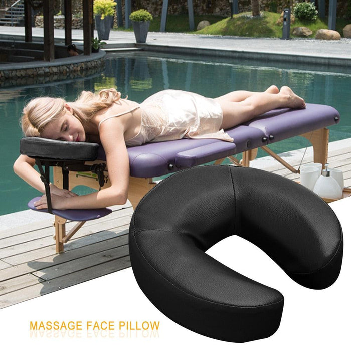 PU Foam Spa U-Shape Pillow Face Rest Body Massage face Pillow Soft Face Cushion Basic Massage Face Cradle Cushion Massage Face Cradle Cushion Memory Foam Massage Table & Massage Chair Headrest Pillow Pad For Beauty Care Salon