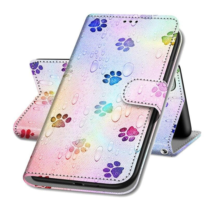 PU Leather Case 3D Creative Painted Design Function Wallet Case For Xiaomi Redmi 10 Flip Cover For Redmi10 A 10A 10Prime Redmi10A 5G Painted Case Phone Bags