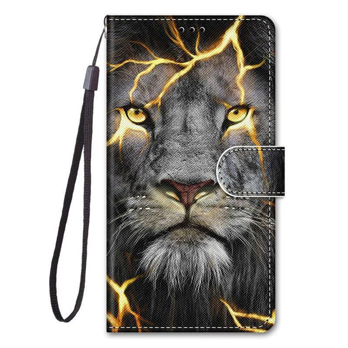 PU Leather Case 3D Creative Painted Design Kickstand Function and Credit Cards Slot Flip Phone Cover Redmi Note 11S Cover For Xiaomi Redmi Note 11S Case Painted Leather Flip Case for Xiaomi Redmi Note 11 Pro Note11 S Phone Cases