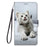 PU Leather Case 3D Creative Painted Design Kickstand Function and Credit Cards Slot Flip Phone Cover Redmi Note 11S Cover For Xiaomi Redmi Note 11S Case Painted Leather Flip Case for Xiaomi Redmi Note 11 Pro Note11 S Phone Cases