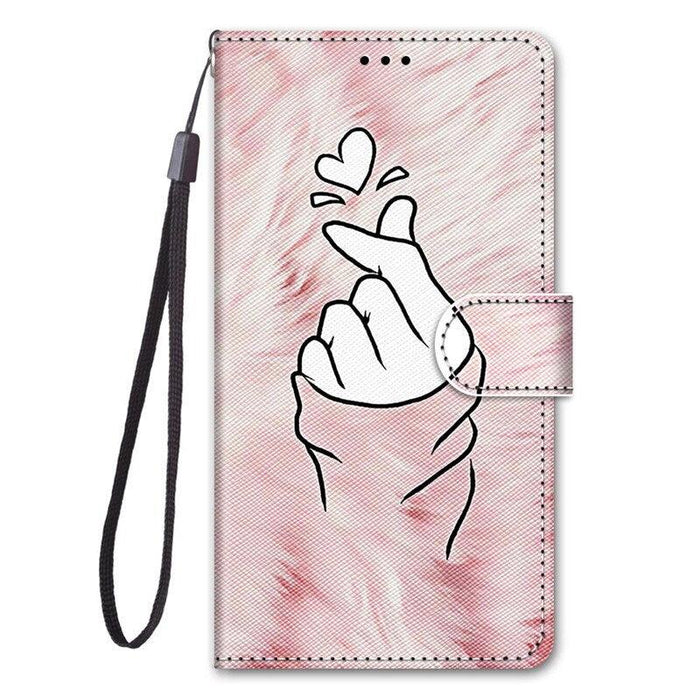 PU Leather Case 3D Creative Painted Design Kickstand Function and Credit Cards Slot Flip Phone Cover Redmi Note 11S Cover For Xiaomi Redmi Note 11S Case Painted Leather Flip Case for Xiaomi Redmi Note 11 Pro Note11 S Phone Cases