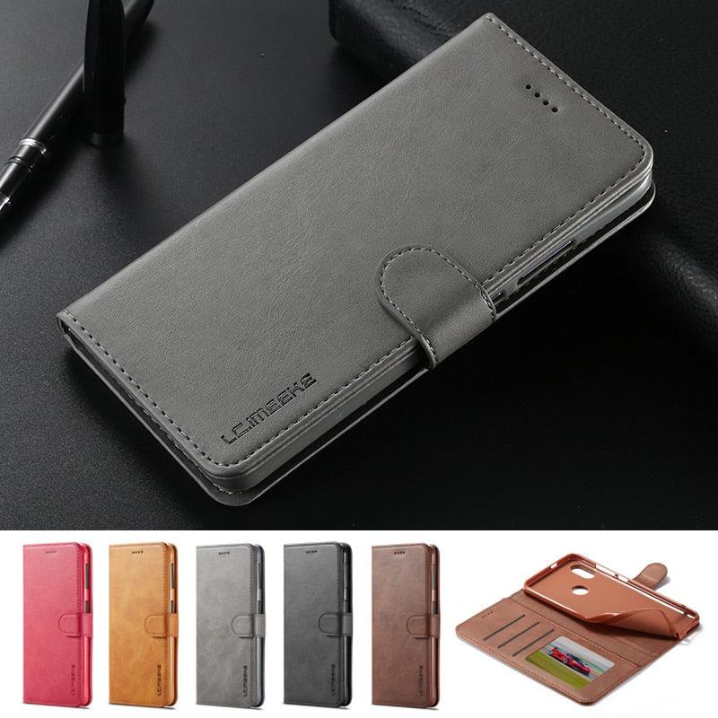 PU Leather Cover with RFID Blocking Card Holder Magnetic Clasp Folio Case For Xiaomi Redmi Note 5 Case Leather Wallet Luxury Cover Redmi Note 5 Pro 10 Pro 10s 9S 9 8 7 4 9T 10 5G 11 Case Flip Cover