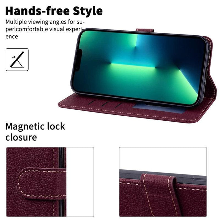 PU Leather Magnetic Cover with Shockproof Interior Bumper For Redmi A1 Case Xiaomi Redmi A1 Flip Wallet Leather Case For Xiaomi Redmi A1 RedmiA1 A 1 Book Phone Cover