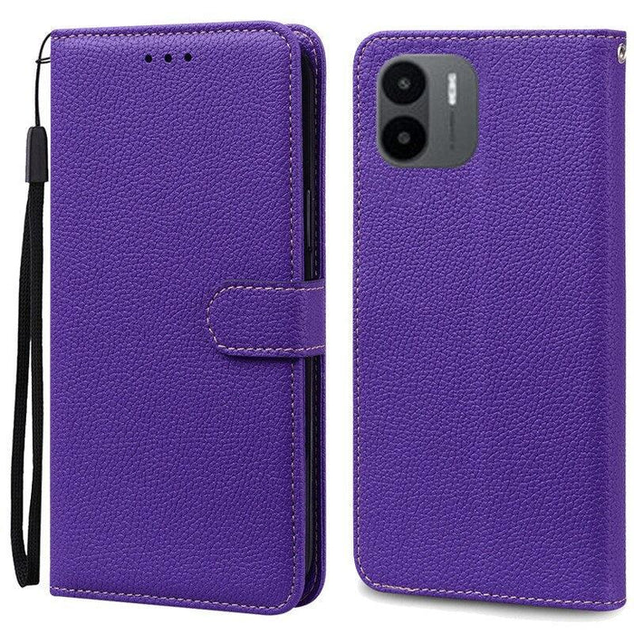 PU Leather Magnetic Cover with Shockproof Interior Bumper For Redmi A1 Case Xiaomi Redmi A1 Flip Wallet Leather Case For Xiaomi Redmi A1 RedmiA1 A 1 Book Phone Cover