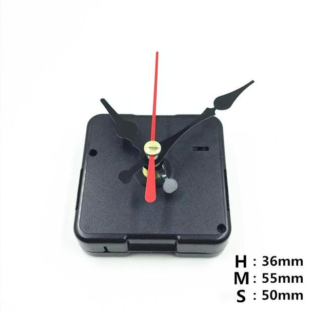 Quartz Clock Repair Movement  Hands For Silent Large Wall Clock Non-Ticking Hands Quartz Wall Clock Movement Mechanism Repair Parts Replacement with 3 Different Pairs of Hands Repair Clock Mechanism Parts