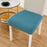 Removable Washable Anti-Dust Dinning Room Chair Seat Cushion Elastic Solid Printed Seat Cover For Chair Slipcovers For Dining Room Chair Protector Chair Cover Thick Stretch Chair Cover Removable Washable Dining Room Chair Protector Cover Seat Slipcover