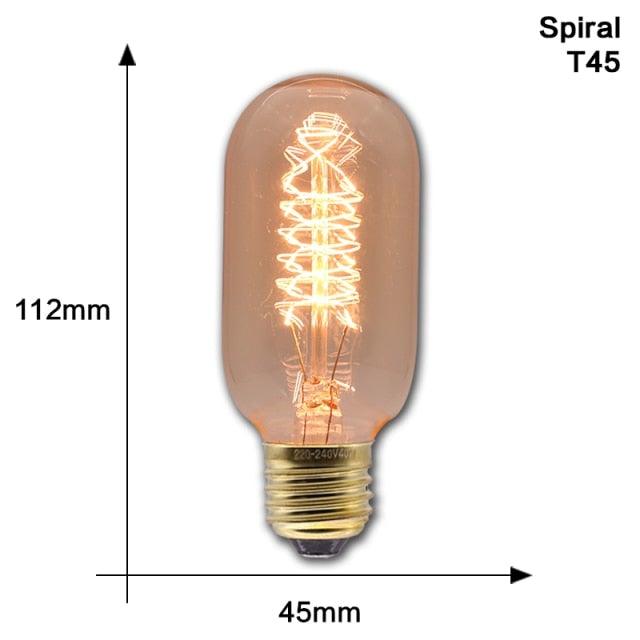 Retro Edison Lamp Vintage Light Bulb For Home Decor Ampoule Incandescent Lamp Light Bulbs Decorative Incandescent Light Bulbs Ideal For Home Decor