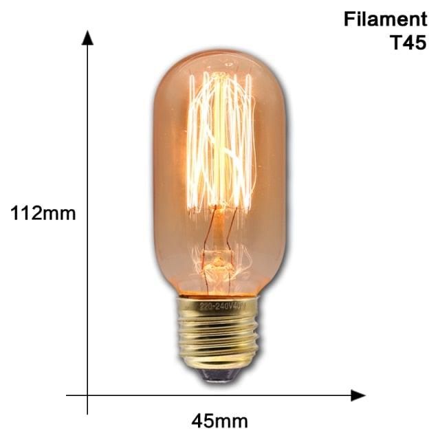 Retro Edison Lamp Vintage Light Bulb For Home Decor Ampoule Incandescent Lamp Light Bulbs Decorative Incandescent Light Bulbs Ideal For Home Decor