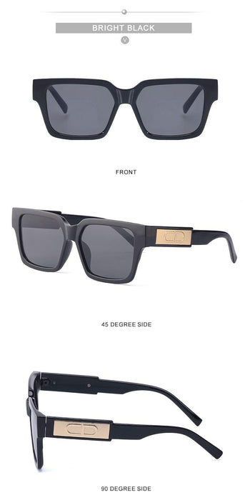 Retro Style Square Shape Sunglasses For Women New Fashionable Luxury  Designer Sun Glasses In Large Frame & Different Outdoor Shades Eyewear