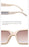 Retro Style Square Shape Sunglasses For Women New Fashionable Luxury  Designer Sun Glasses In Large Frame & Different Outdoor Shades Eyewear