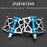 Road Bike Pedals Aluminum Alloy Anti-slip Bicycle Pedals Hollow-Carved Design Pedals Bicycle Accessories Mountain Bike Pedals Flat Bicycle Pedals Platform Cycling Sealed Bearing Aluminum Pedals For Mountain Bike