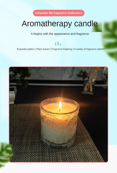 Round Scented Candle Aromatherapy Candle With Essential Oil For Stress Relief Smoke-Free Strong Fragrance Long Lasting Candles For Bath Home Women Creative Holiday Gift Box Set Soy Wax Household Scented Candle