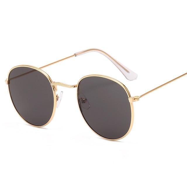 Round Style New Oval And Retro Shape  Sunglasses For Women New Elegant Design Eyewear For Women Men Small & New Round Glasses For Men & Women