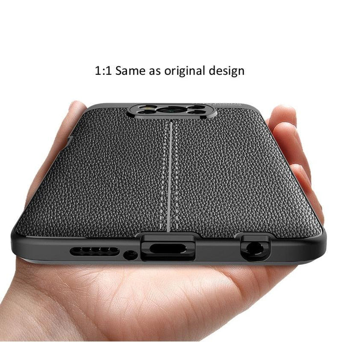 Silicone Ultra Slim Shock-Absorption Anti Impact Scratch Resistant Phone Cover Shockproof Case for Xiaomi POCO X3 NFC X4 Pro F3 F4 GT Leather Texture Silicone Phone Cover for Redmi Note 11 11S 10 Pro