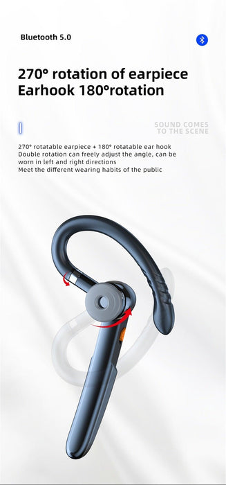 Single Wireless Bluetooth 5.0 Headset Handsfree HIFI Fingerprint Touch Hanging Ear Earphone for iPhone Waterproof Earpiece Ear Wireless Bluetooth Sport Headphones - STEVVEX Headphones - 123, Common Headphone, Earbud, Earbud With Microphone, Earbuds with Mic, earphone, earphone for phone, Earphone with Mic, Earpiece, headphone, Headphones, headphones high quality, Headphones High Quality For Music, Headphones High Quality In Ear Mobile, headphones high quality sound, Noise Cancelling headphones - Stevvex.com