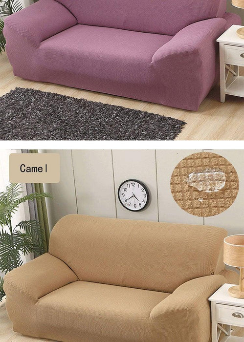 Sofa Cover Waterproof Waffle Sofa Cover All-Inclusive Thick  Sofa Towel Waterproof Sofa Cushion Waterproof Couch Cover Dual Waterproof Sofa Cover Stretch Jacquard Sofa Slipcover Leakproof Furniture Protector For Kids