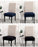 Solid  Dining Chair Cover Elastic Half-wraped Seat Case for Kichen Wedding Banquet Hotel Chair Cushions Cover Removable Washable Dining Room Chair Slipcovers Dining Chair Covers Parsons Chair Slipcover Stretch Chair Covers for Dining Room