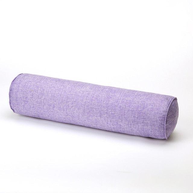 Solid Long Round Maternity Pillow Cotton linen Neck Headrest Body pillow Bed Chair Car Seat Backrest Sleeping Pillow Round Cervical Roll Cylinder Bolster Pillow with Removable Washable Cover, Ergonomically Designed for Head Neck Spine - ALLURELATION - 552, Car Pillows, Headrest, Long Maternity Pillow, Long Pillow, Long Round Maternity Pillow, Long Round Pillow, Maternity Pillow, Neck Headrest, Round Maternity Pillow, Round Pillow, Sleeping, Sleeping Pillow, Travel Pillows - Stevvex.com