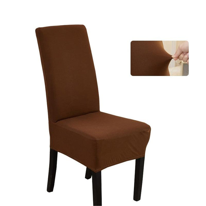 Solid plain dyed Chair Covers Spandex For Wedding Dining Room Office Banquet housse de chaise chair cover Stretch Spandex Dining Room Chair Covers – Universal Removable Washable Chair Seat Slipcovers Protector for Kitchen Ceremony Wedding