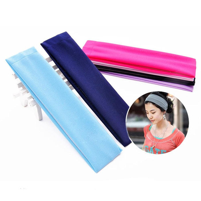 Solid Sports Headband Women Fashion Elastic Hair Bands Running Fitness Yoga Headwear Female Stretch Wash Makeup Gorgeous Hair Accessories For Women