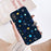 Space Moon Case For iPhone XR XS Max X 12 11 13 Pro MAX Cases Black Painted Phone Cover For iPhone 7 8 7Plus 8Plus 6S 6Plus Space Galaxy Phone Case for Woman Man Soft Shockproof Protective Case Cover Designed for iPhone