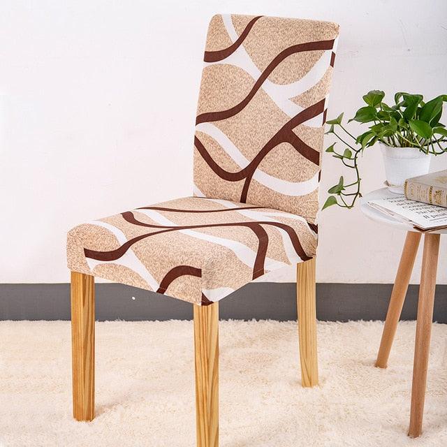 Spandex Chair Cover Stretch Elastic Dining Seat Cover for Banquet Wedding Restaurant Hotel Anti-dirty Removable housse de chaise Chair Covers for Dining Room Stretch Spandex Dining Chair Slipovers Parsons Chair Covers for Dining Room Kitchen