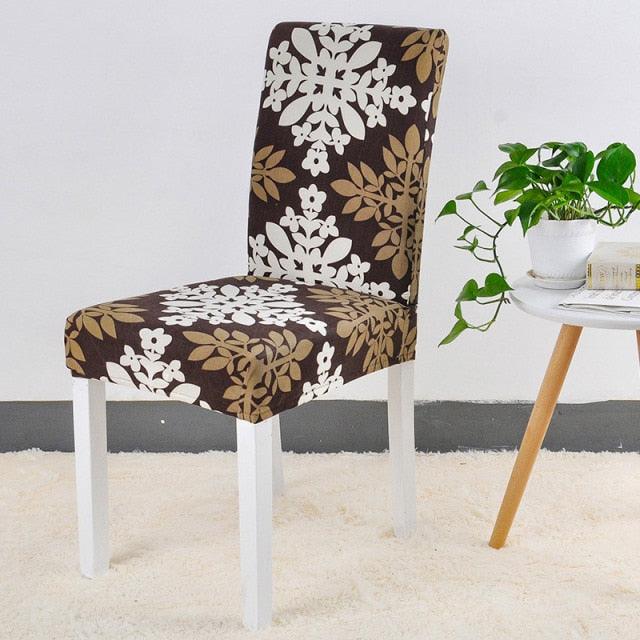 Spandex Chair Cover Stretch Elastic Dining Seat Cover for Banquet Wedding Restaurant Hotel Anti-dirty Removable housse de chaise Chair Covers for Dining Room Stretch Spandex Dining Chair Slipovers Parsons Chair Covers for Dining Room Kitchen