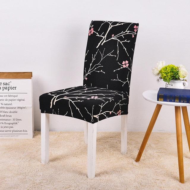 Spandex Chair Cover Stretch Elastic Dining Seat Cover for Banquet Wedding Restaurant Hotel Anti-dirty Removable housse de chaise Chair Covers for Dining Room Stretch Spandex Dining Chair Slipovers Parsons Chair Covers for Dining Room Kitchen