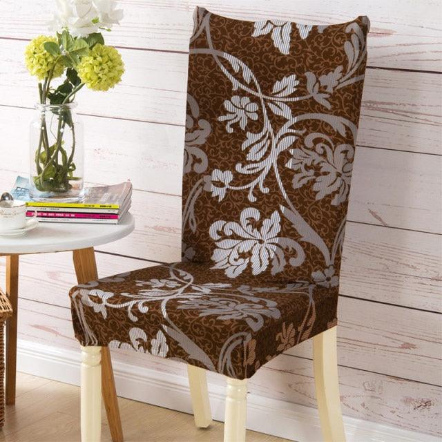 Spandex Chair Cover Stretch Elastic Dining Seat Cover for Banquet Wedding Restaurant Hotel Anti-dirty Removable housse de chaise Chair Covers for Dining Room Stretch Spandex Dining Chair Slipovers Parsons Chair Covers for Dining Room Kitchen