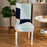 Spandex Seat Chair Cover Removable Slipcover Anti-Dirty Kitchen Cover For Banquet Wedding Dinner RestaurantStretch Spandex Dining Chair Slipcovers Removable Washable Dining Room Chair Protector Cover Seat Slipcover