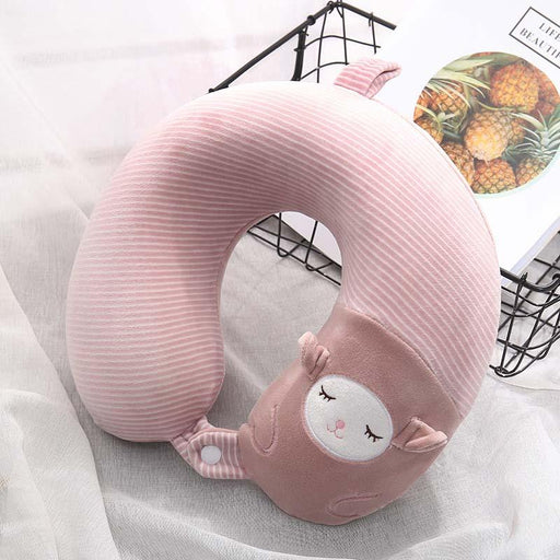 Special U-shaped Animal Shape Neck Pillow Rest Plush Pillow Travel Pillow Cartoon Animal Car Headrest Dolls Airplane Pillow Travel Pillow Cartoon U Shape Travel Pillow Car Neck Support Rest Cushion For Airplane Bus Train Home Office Soft Plush