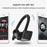 Sport Handsfree Black Wireless Earphone Bluetooth 5.0 Connection Ear Hook in Ear Earbuds Waterproof With Microphone Fast Volume Control Wireless Earbuds Outdoor Workout Over Ear Hooks Sweat Resistance Headphones