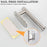 Stainless Steel Nail-free Wall Mounted Toilet Paper Holder Kitchen Tissue Paper Holder Toilet Roll Dispenser For Bathroom Toilet Paper Holder Toilet Paper roll Holder Self Adhesive+Super Glue  Stainless Steel No Drilling For Bathroom Bedroom Kitchen